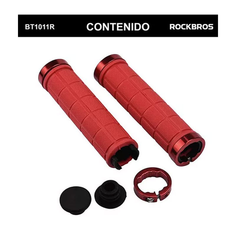 Puños ROCKBROS Fullcolor Rojos